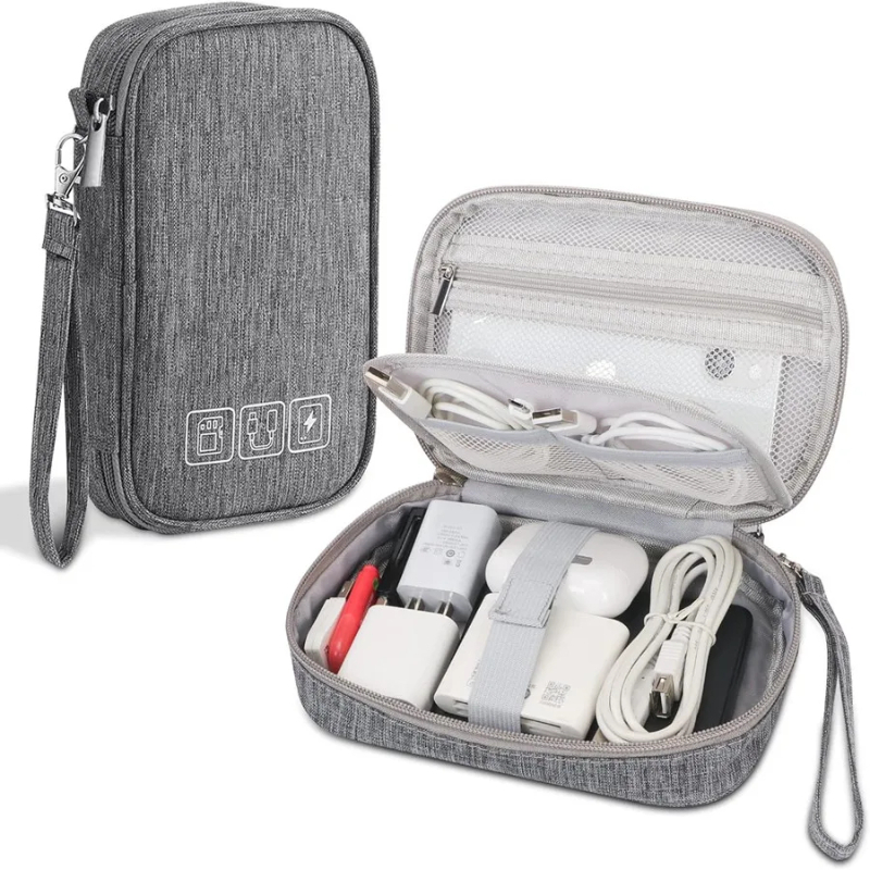 Tech Accessories Case - Sac de rangement de câbles polyvalent,