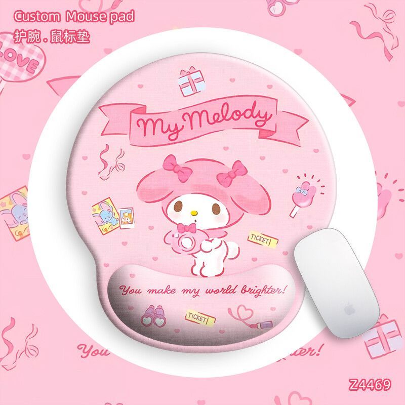 Kawaii Tech Accessories - Tapis de souris ergonomique avec motif