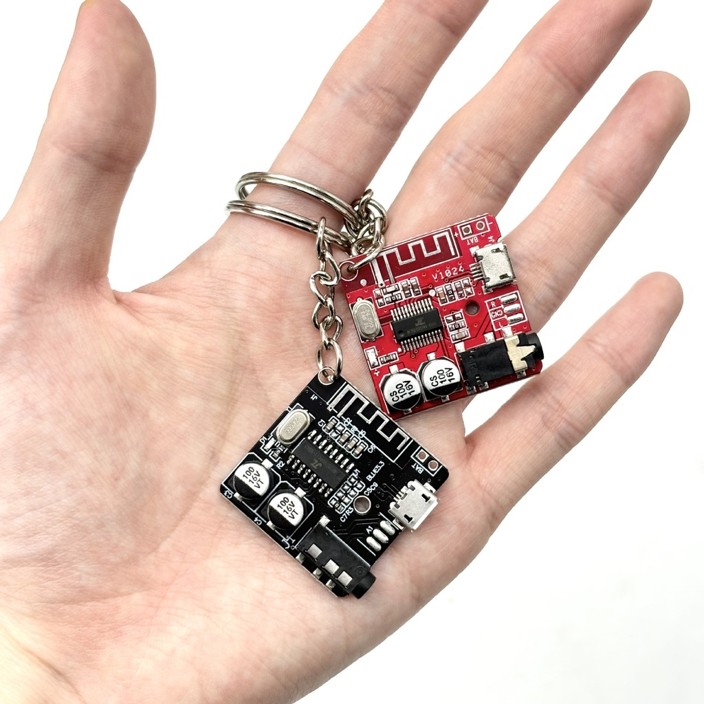 Tech Accessories Storage - Porte-clés style cyberpunk en circuit imprimé,