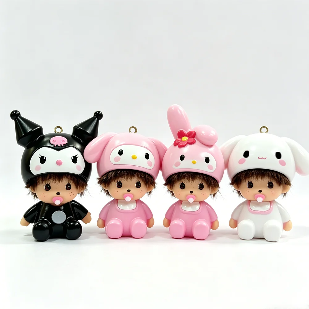Porte-clés Sanrio Monchhichi 6 - Kawaii Tech Accessories avis et prix