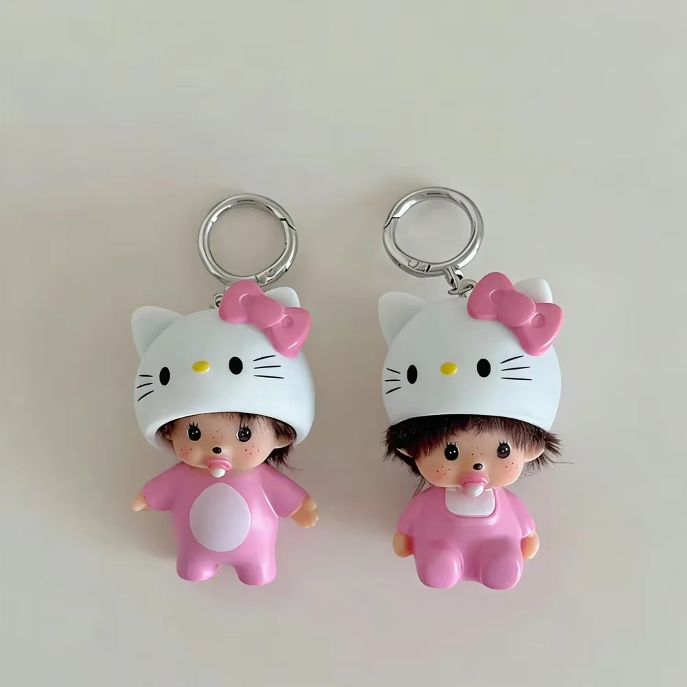 Porte-clés Sanrio Monchhichi 6 - Kawaii Tech Accessories avis et prix