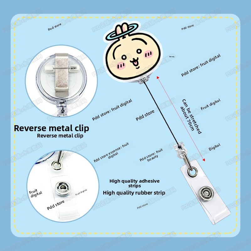 jiyi Porte-Badge Rétractable K - Kawaii Tech Accessories avis et prix